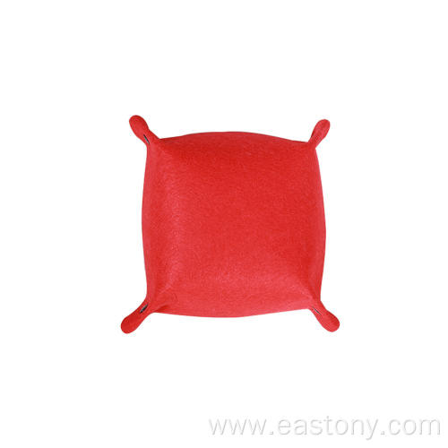 Felt Folding Button Style felt basket storage